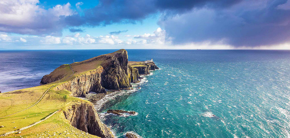 Somerled House Suites are located in Portree and offer luxury apartment accomodation where you can explore Neist Point Lighthouse