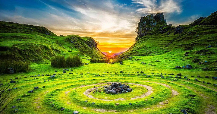 Stay at Somerled House Suites self catering accommodation and visit the Fairy Glen