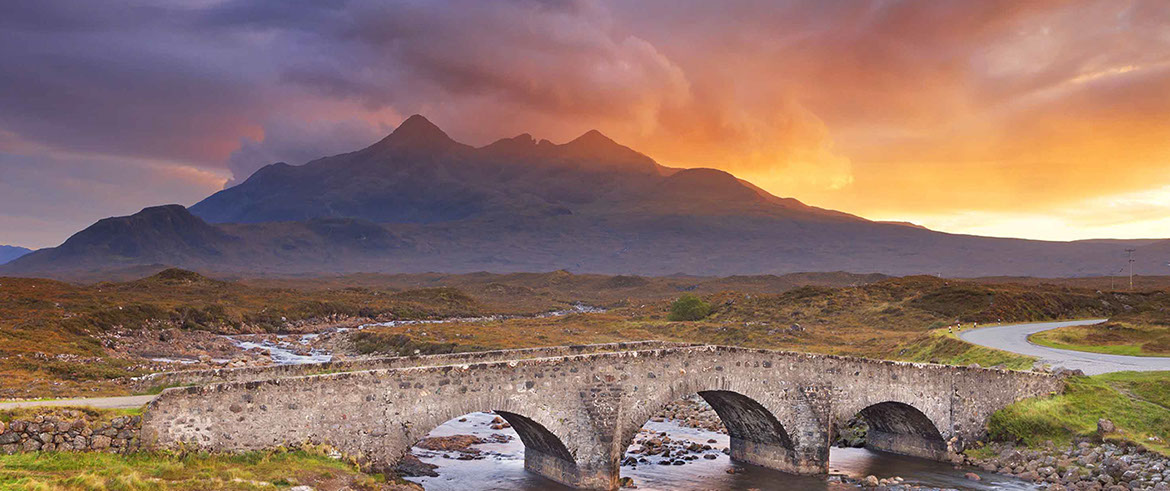 Explore the Cuillin Mountains when you stay at Somerled House Suites self catering accommodation in Portree