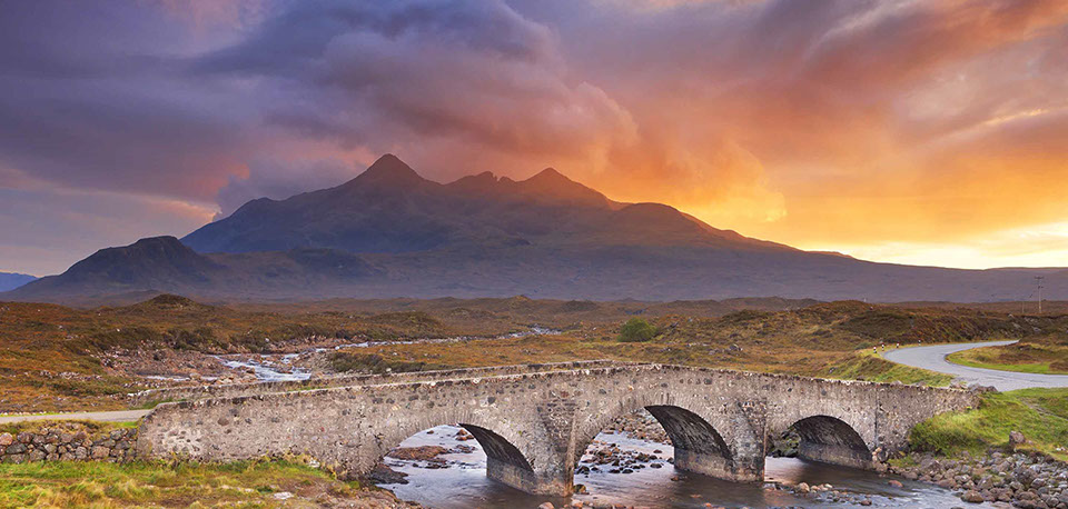 Explore the Cuillin Mountains when you stay at Somerled House Suites self catering accommodation in Portree