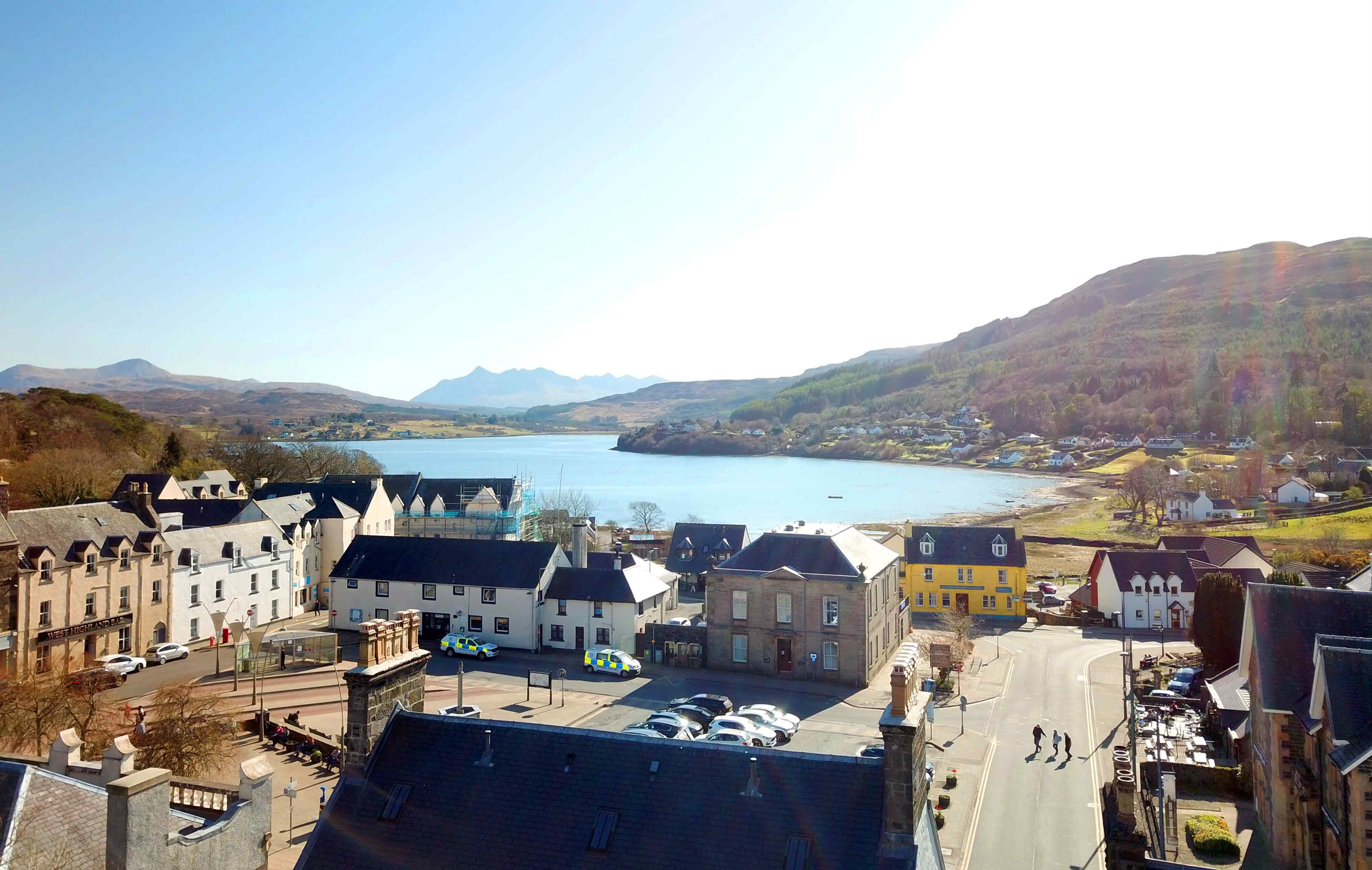 Enjoy stunning sea views from Taransay House Luxury Guest House Accommodation balcony