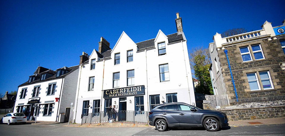Somerled House Suites Portree self catering accommodation have private parking for guests