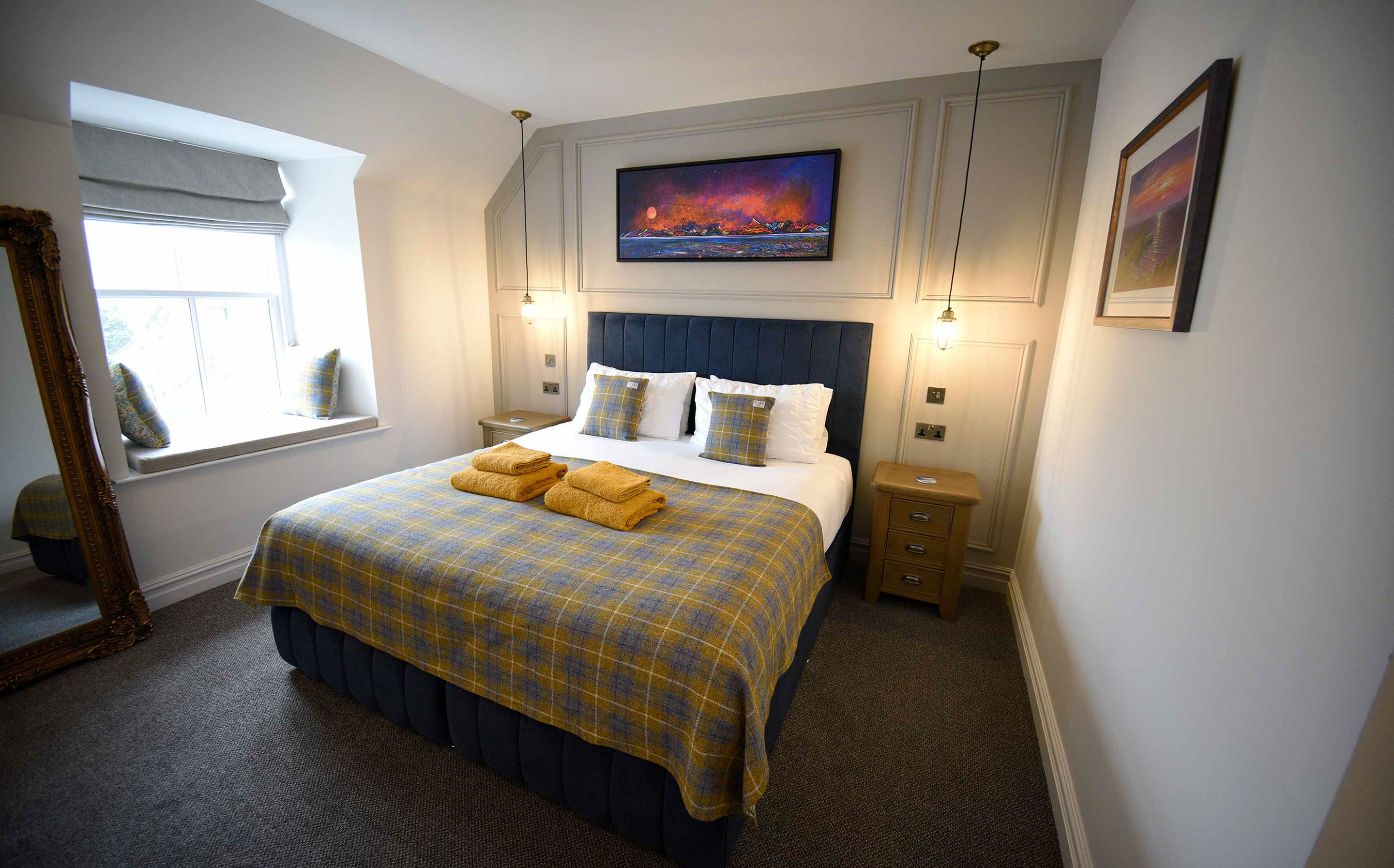 Enjoy stunning sea views from Taransay House Luxury Guest House Accommodation balcony